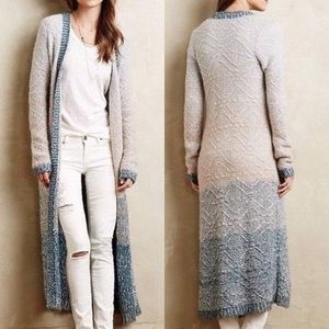 Anthropologie Duster Length Cardigan